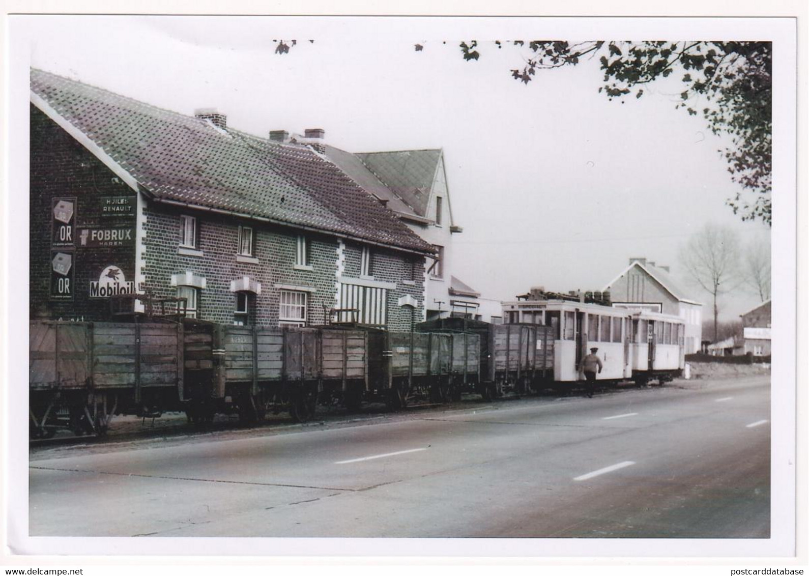 Overhespen - Station Vicinale 1959 - Photo - & Tram, Train, Railway Station - Trains