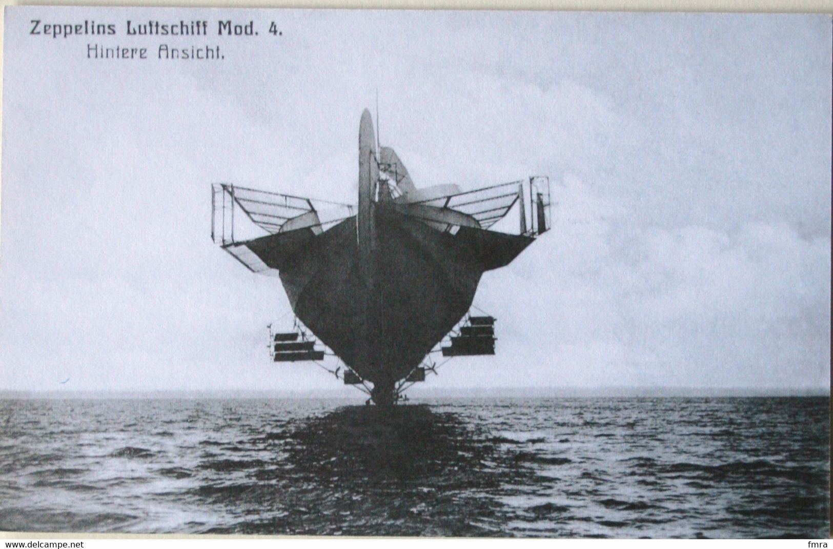 CP ZEPPELINS LUFFSCHIFF Mod. 4 - Hintere Ansicht - Dirigeable Aéronef Zeppelin /M12 - Other & Unclassified