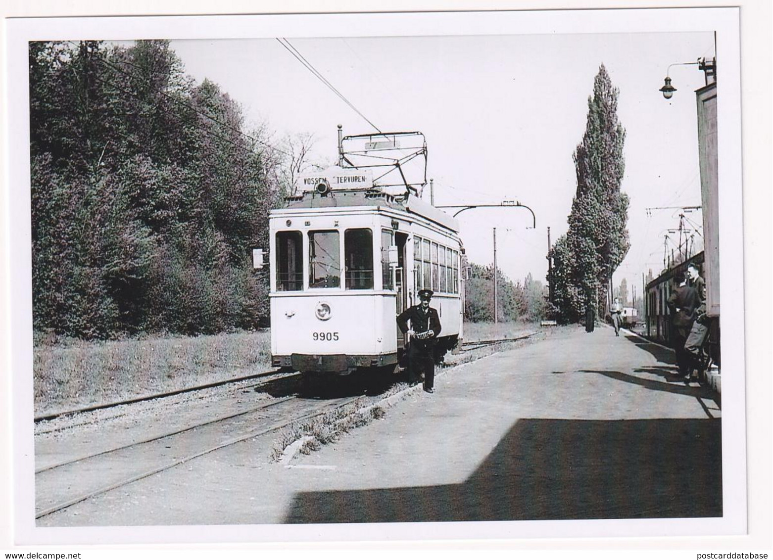 Tervuren - Gare - Navette Entre Tervueren Et Vossem 1953 - Photo - & Tram - Trains