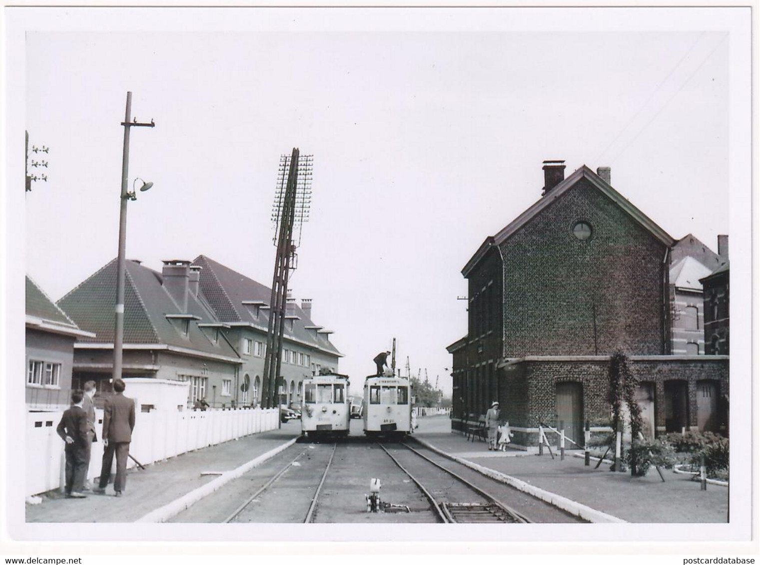 Aarschot - Gare SNCB 1953 - Photo - & Tram, Railway Station - Trains