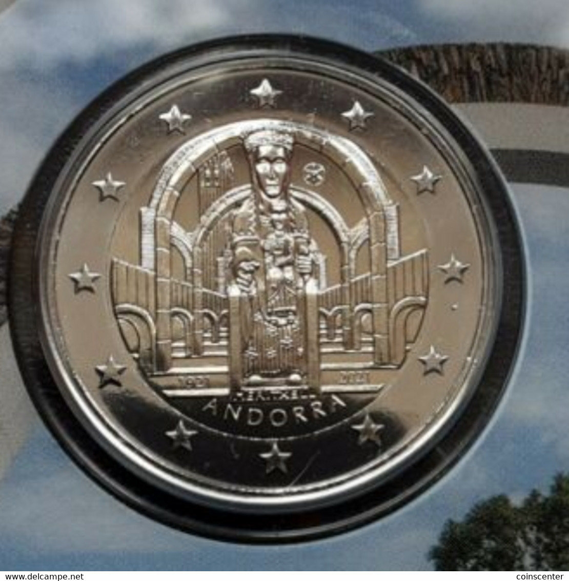 Andorra 2 Euro 2021 "Our Lady Of Meritxell" BiMetallic BU - Andorra