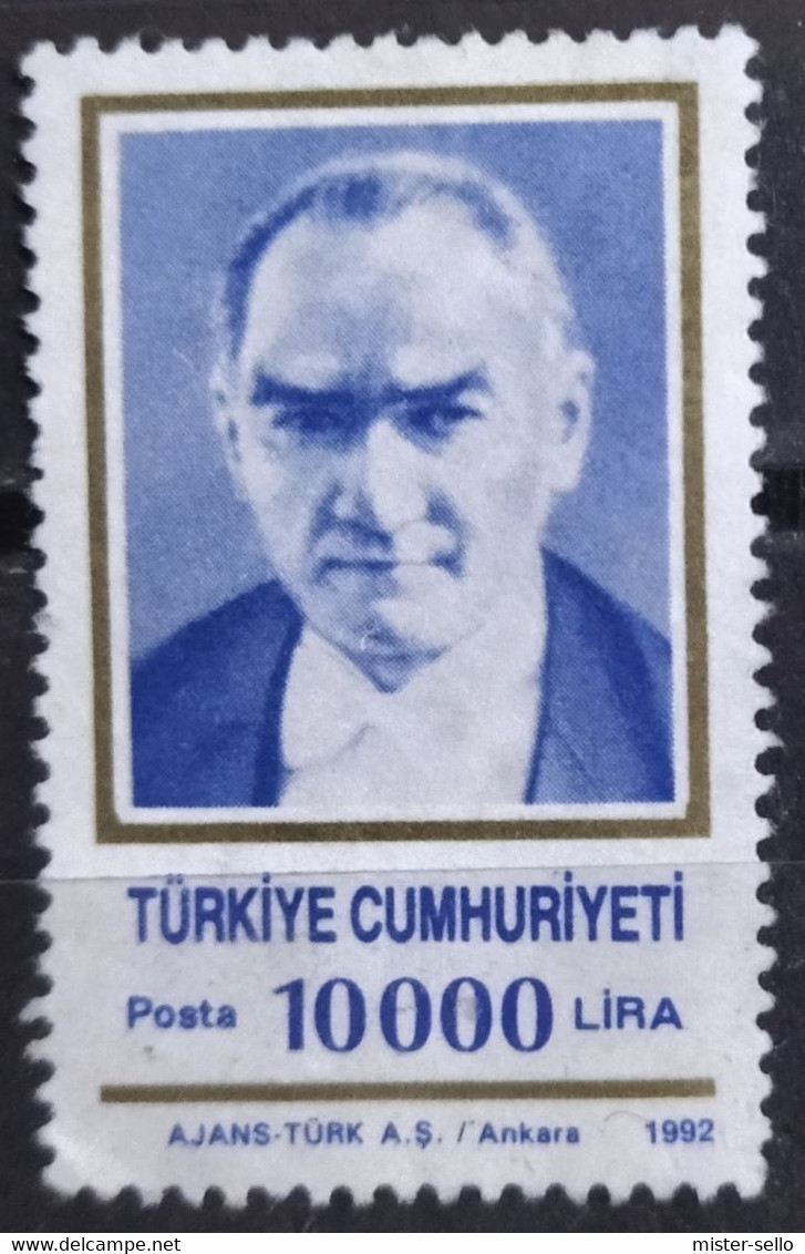 YUGOSLAVIA 1992 Kemal Ataturk. USADO - USED - Gebraucht