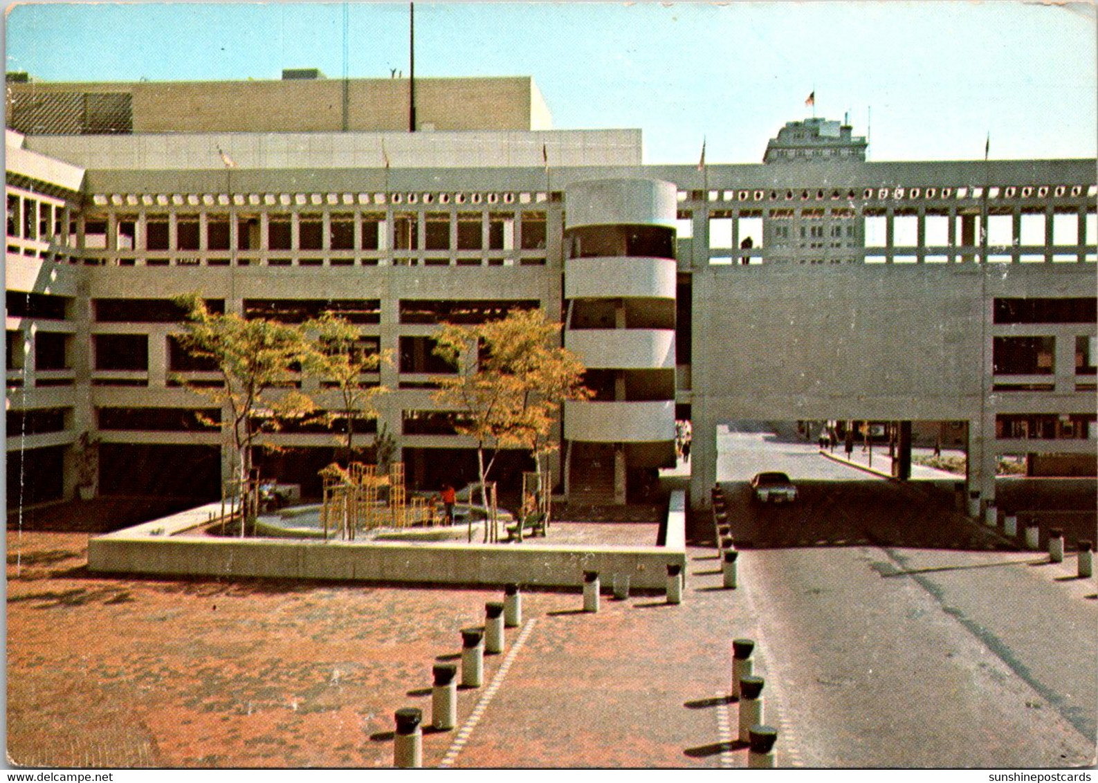 Pennsylvania Lancaster Looking Down On North Queen Street From Upper Level Of Lancaster Square - Lancaster