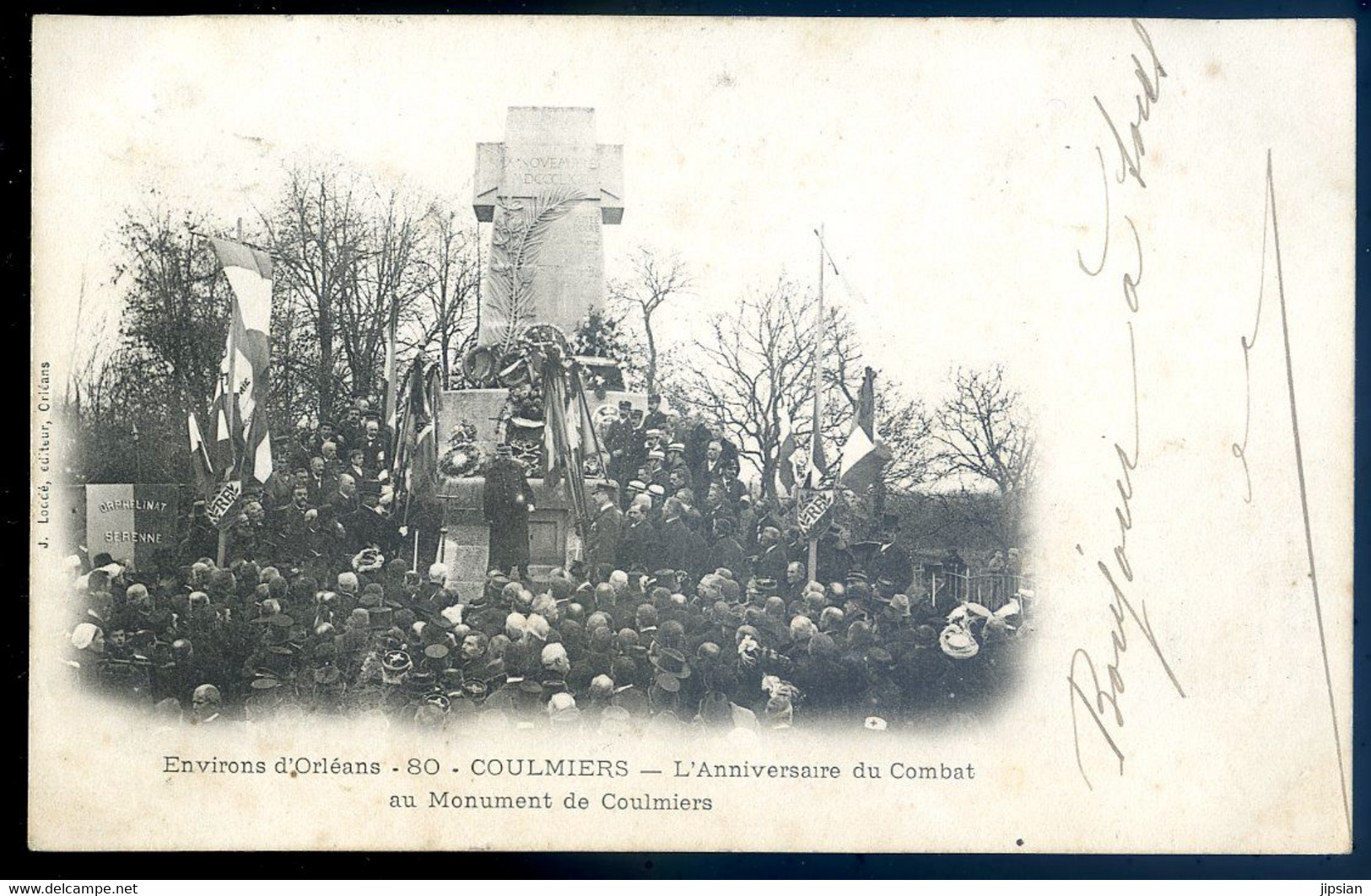 Cpa Du 45  Environs Orléans Coulmiers - Anniversaire Du Combat Au Monument De Coulmiers   JA22-25 - Coulmiers