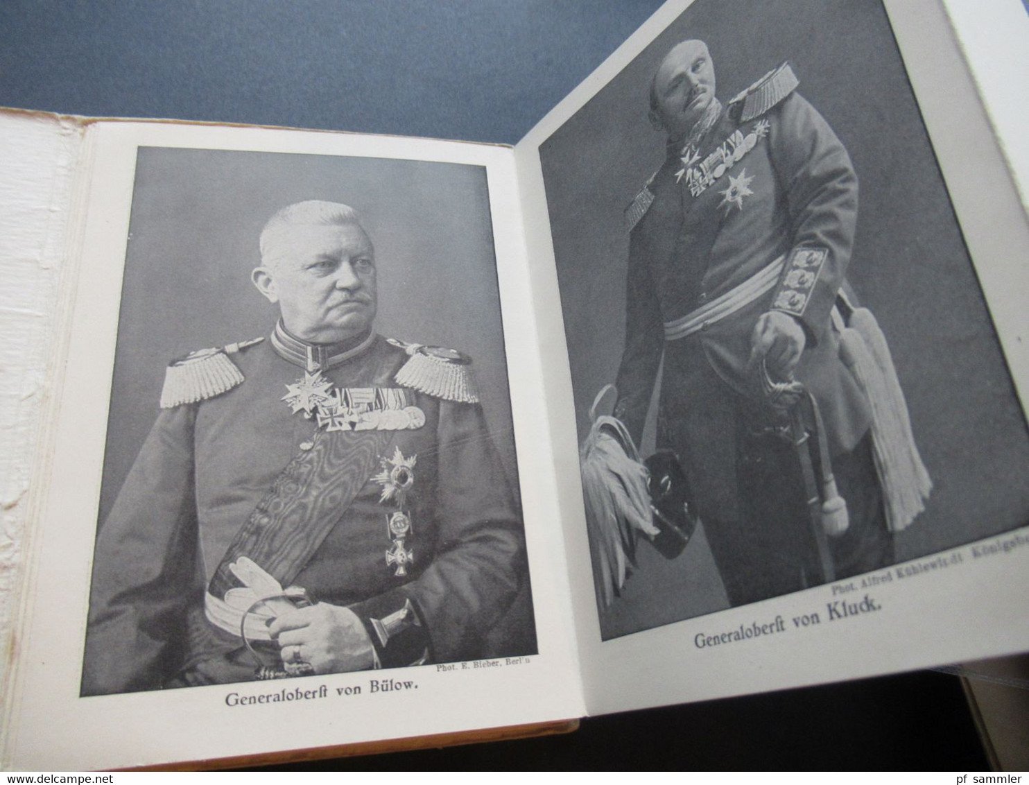 Leporello Die Führer Deutschlands und Österreich-Ungarns im Weltkriege 1914 mit 26 illustrierten Bildern / Portraits