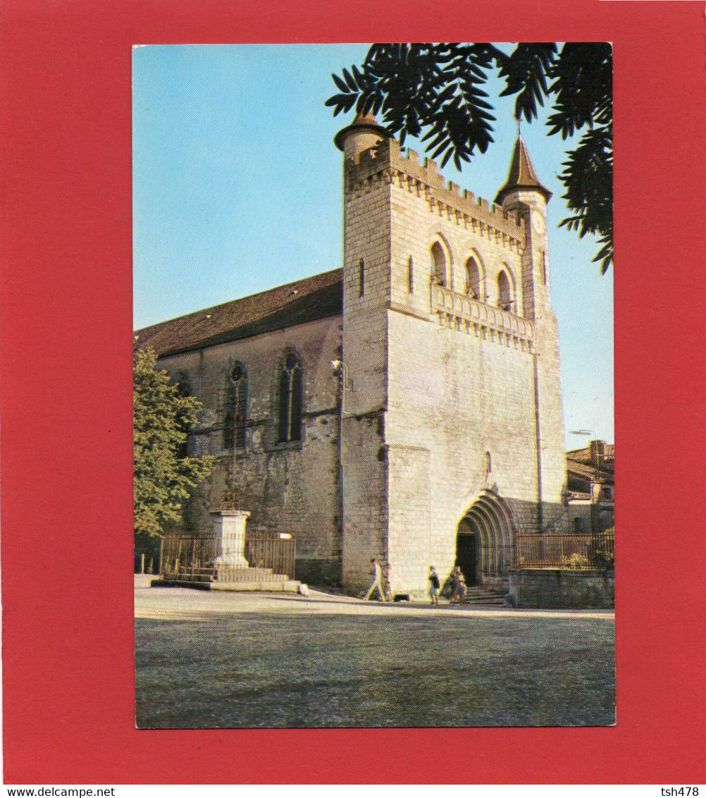 47-----MONFLANQUIN--Eglise Saint-André--XIIe Et XIIIe Siècles---voir 2 Scans - Monflanquin