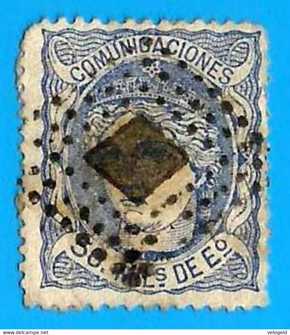 España. Spain. 1870. Edifil # 107. Efigie Alegorica - Usados