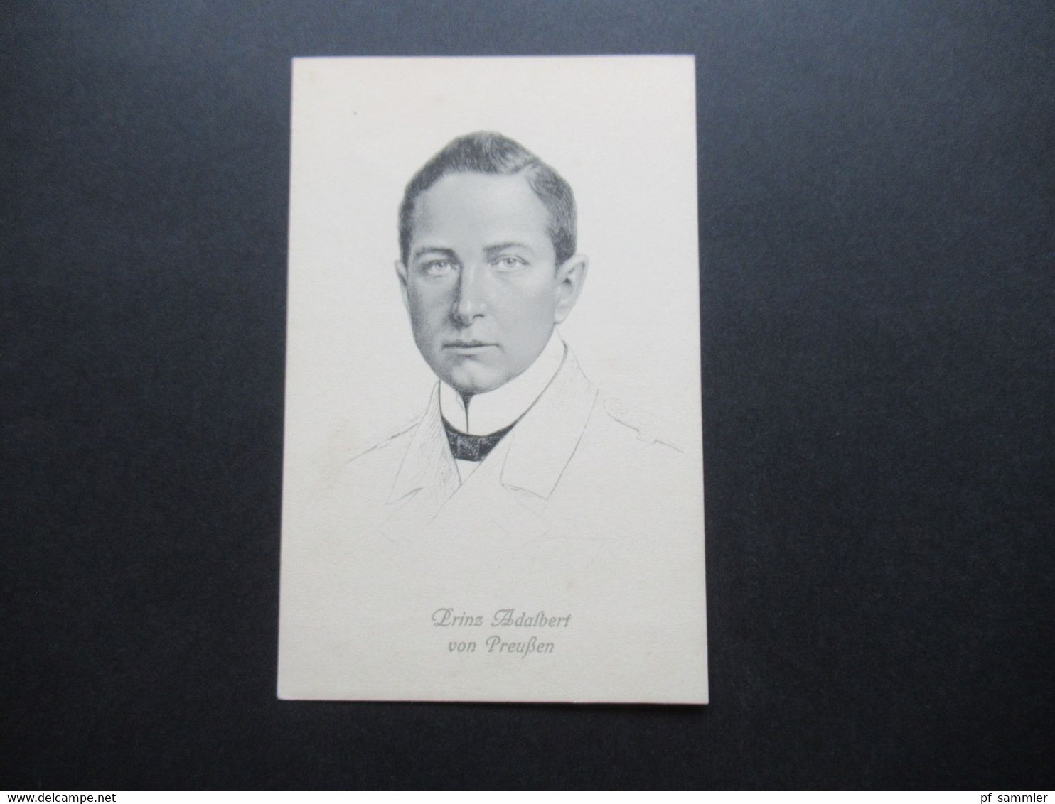 DR Um 1915 Postkarte / Künstler AK Prinz Adalbert Von Preußen Verlag Stengel & Co. - Familles Royales