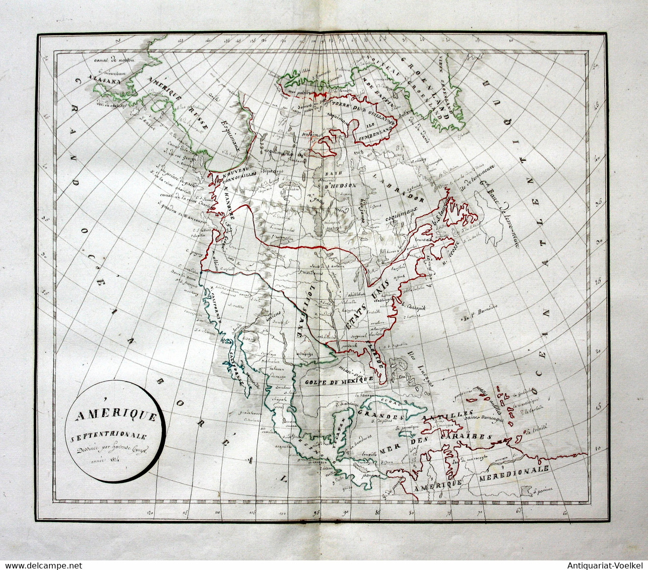 Atlas Géographique Composé De 11 Cartes. Dessiné Par Mlle. Hortense Crouzet Eleve De LInstitution De Mlle Rou - Rare