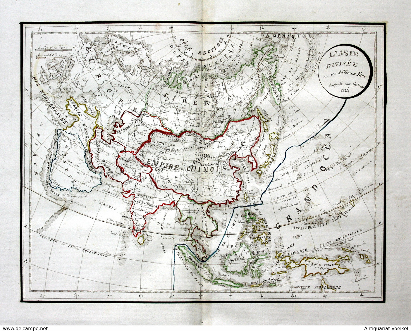 Atlas Géographique composé de 11 Cartes. Dessiné par Mlle. Hortense Crouzet eleve de lInstitution de Mlle Rou