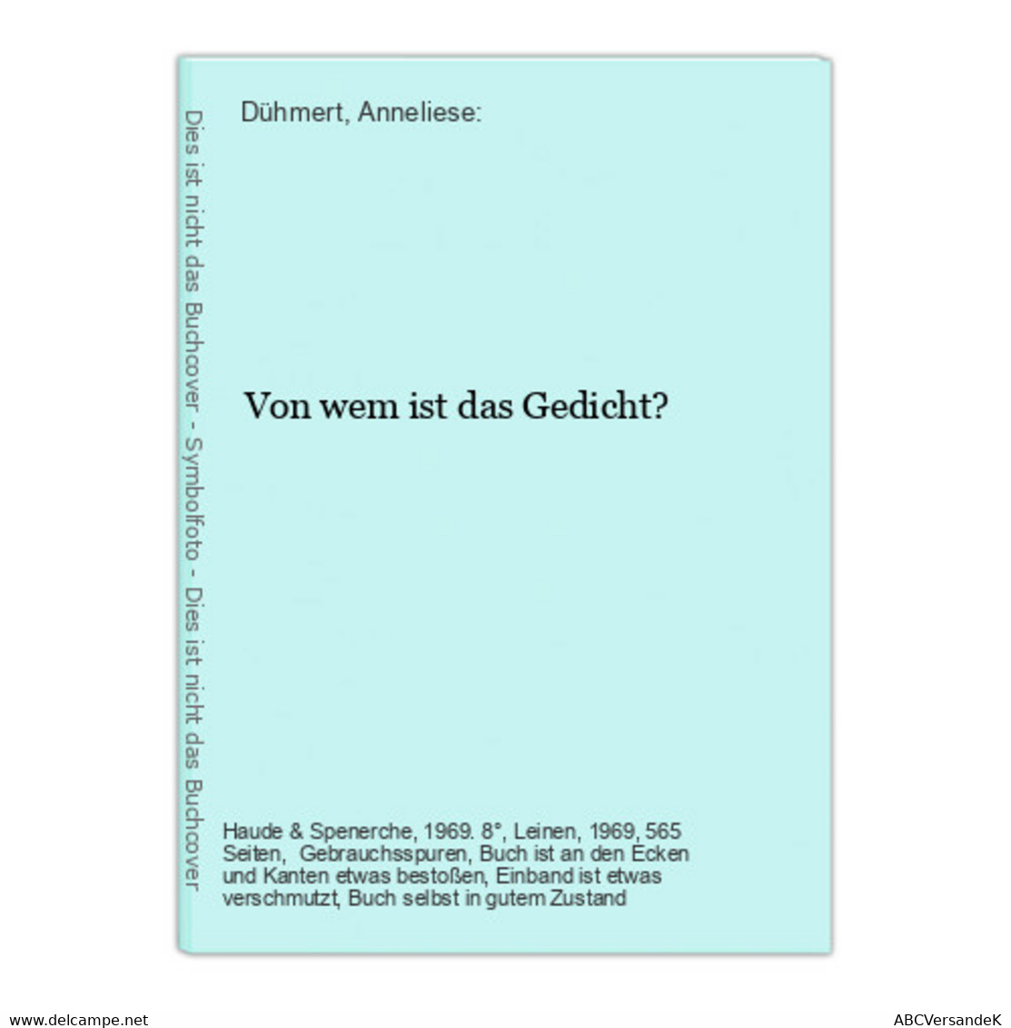 Von Wem Ist Das Gedicht? - Autores Alemanes