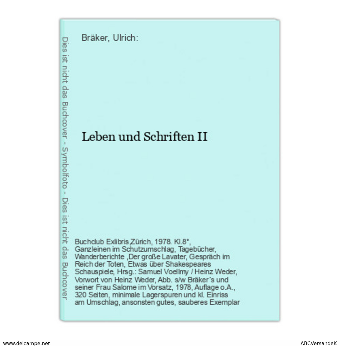 Leben Und Schriften II - Autores Alemanes