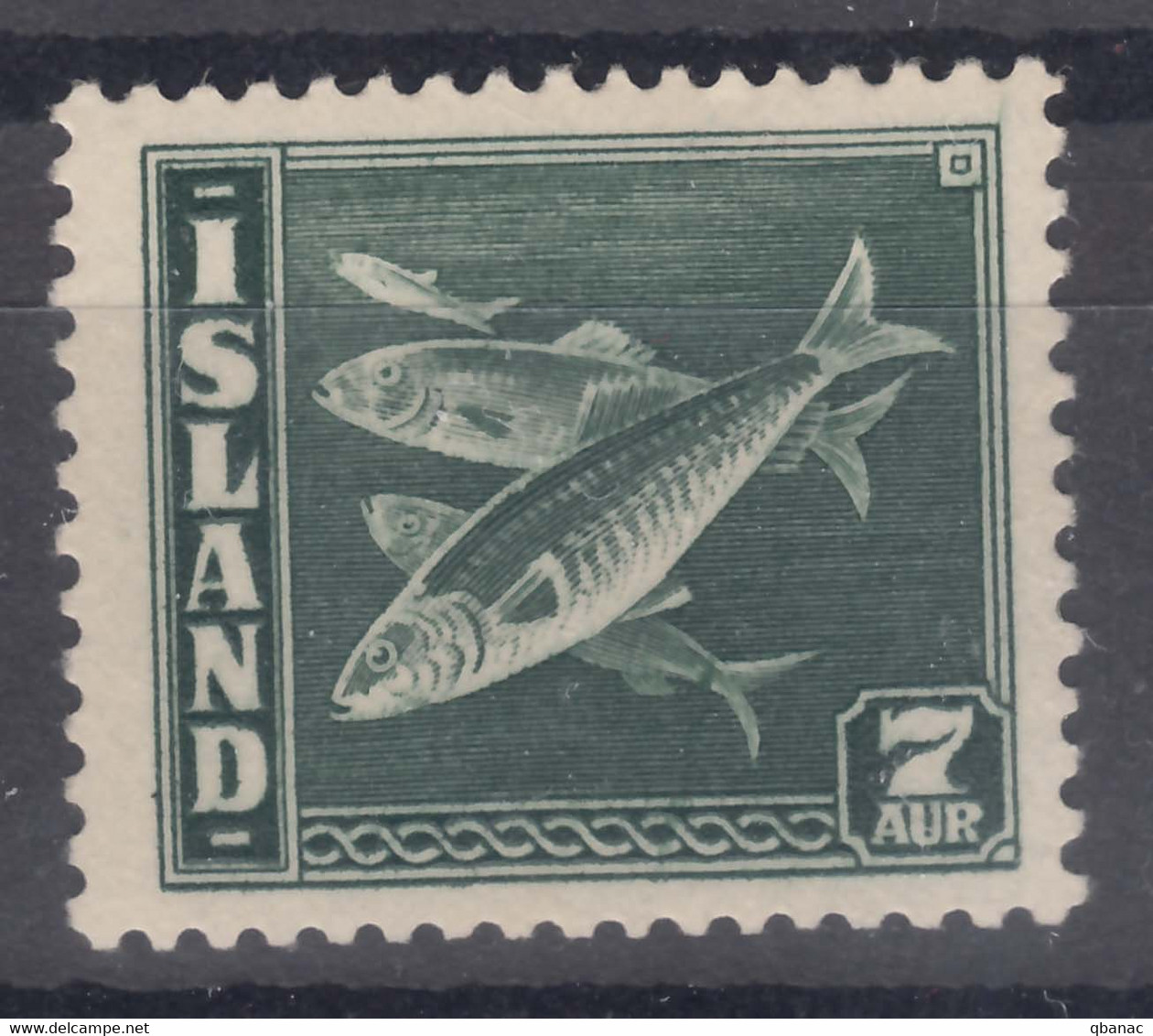 Iceland Island Ijsland 1939 Fish Mi#211 Mint Hinged - Nuovi