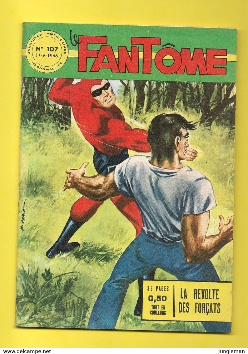 Le Fantôme N° 107 - Hebdomadaire De Septembre 1966 - Editions Des Remparts - BE - Phantom