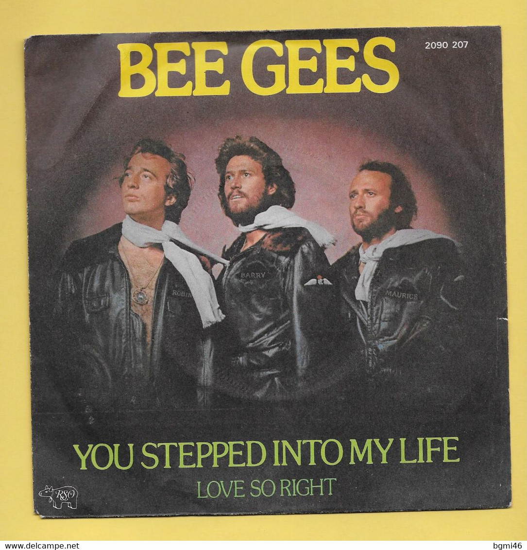 Disque Vinyle 45 Tours : BEE GEES  : YOU STEPPED INTO MY LIFE..Scan A : Voir 2 Scans - Disco & Pop