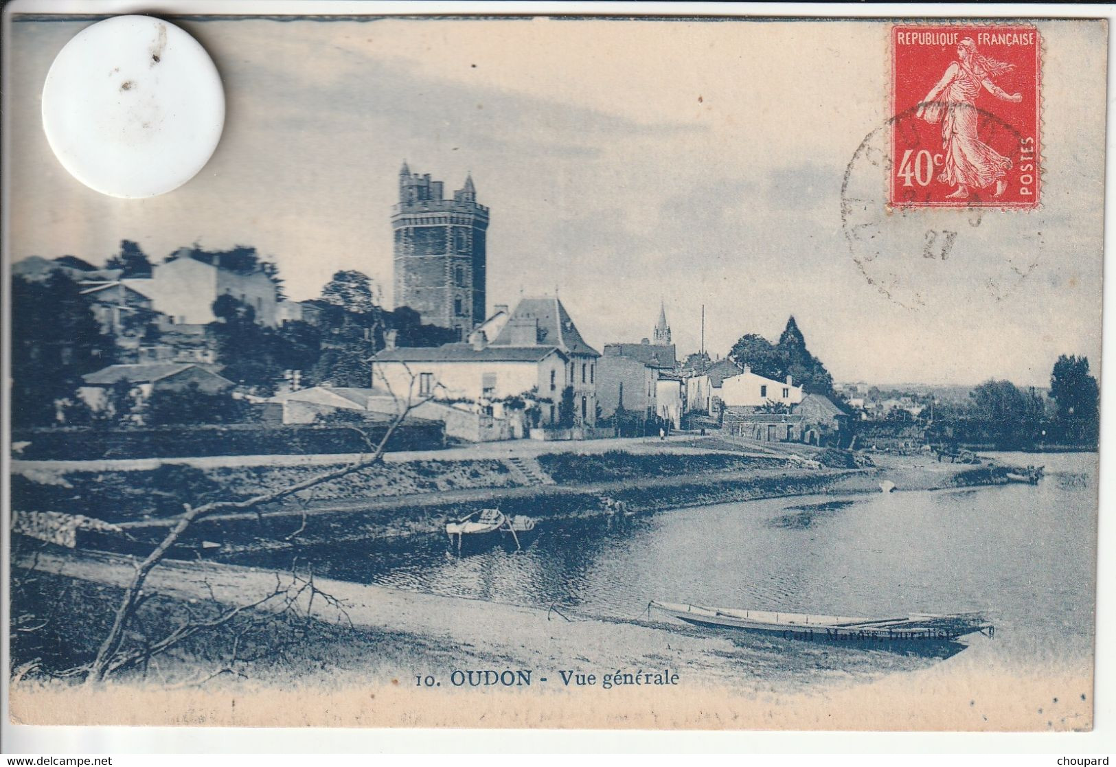 44 - Carte Postale Ancienne De OUDON   Vue Générale - Oudon