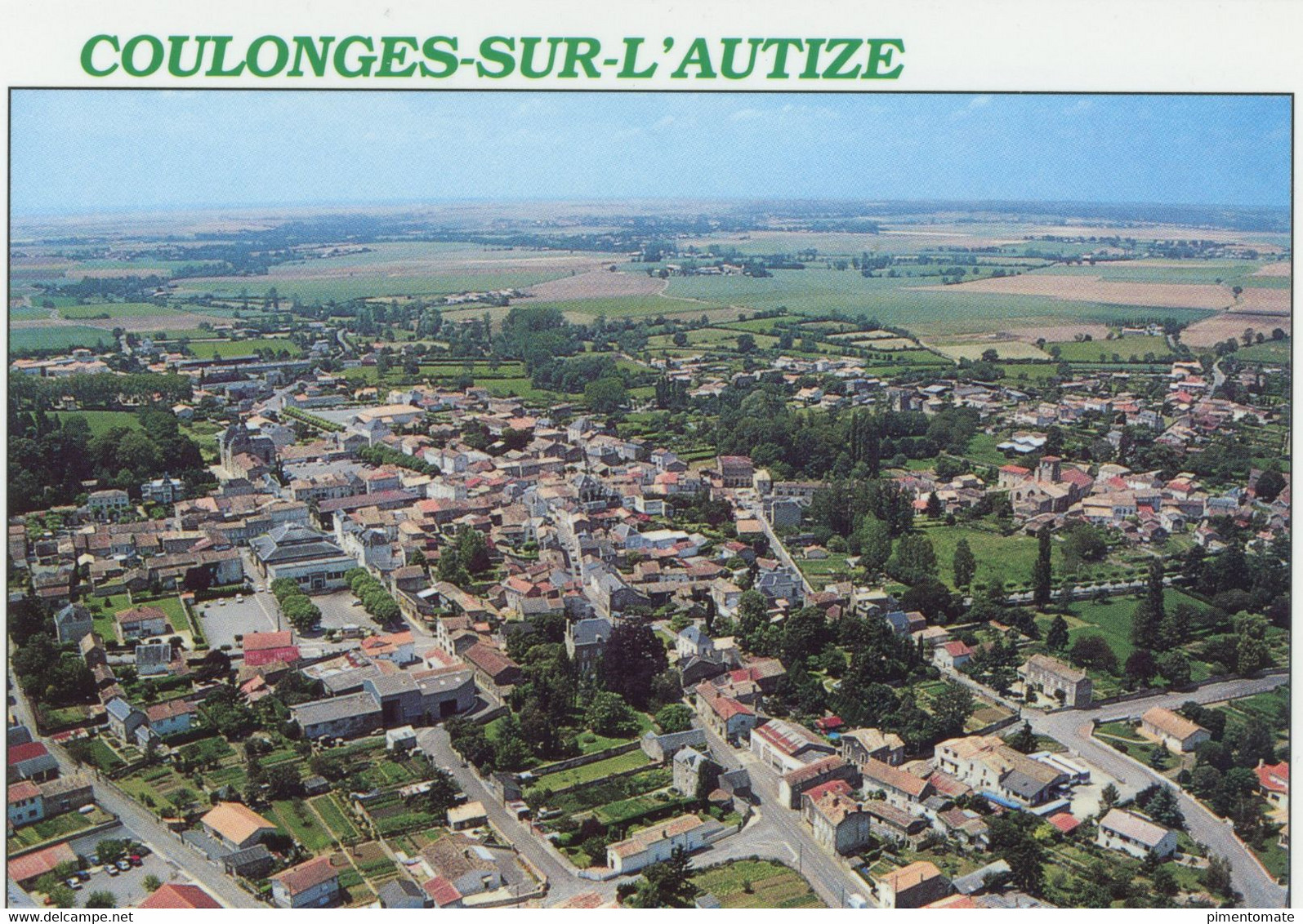 COULONGES SUR L'AUTIZE VUE AERIENNE - Coulonges-sur-l'Autize