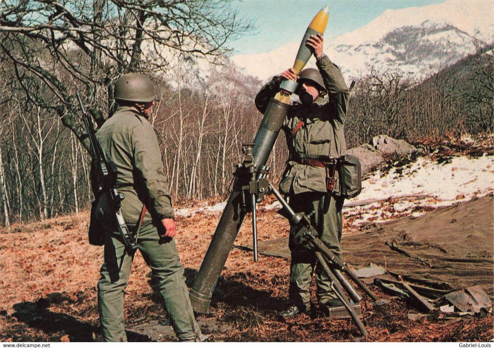 Lance-mines12 Cm Minenwerfer  Armée Suisse Schweizer Armee Militaria  (10 X 15 Cm) - Autres & Non Classés