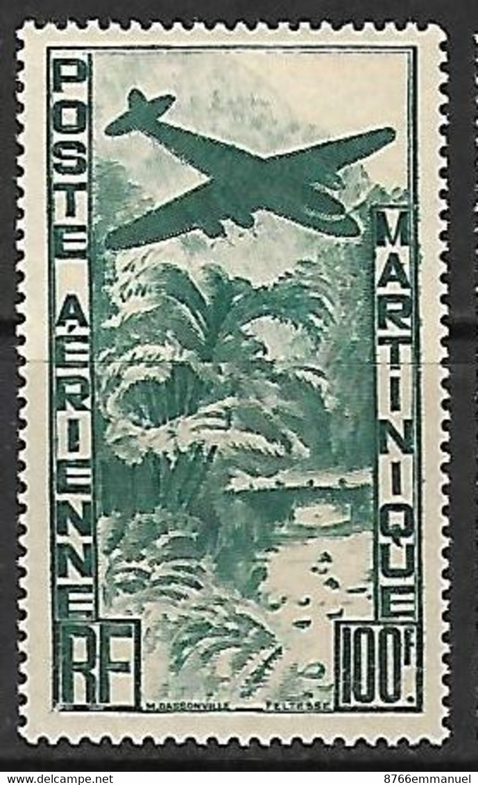 MARTINIQUE AERIEN N°14 N* - Airmail