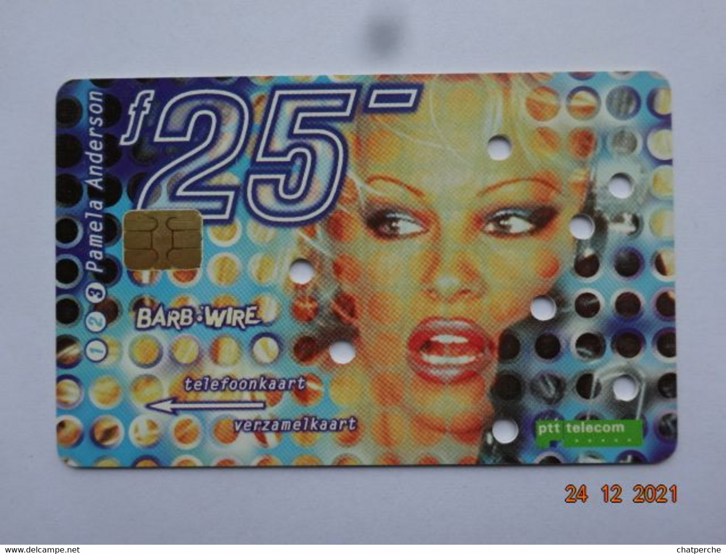 TELECARTE PHONECARD PAYS-BAS HOLLANDE THEME CINEMA FILM PAMELA ANDERSON - Non Classés