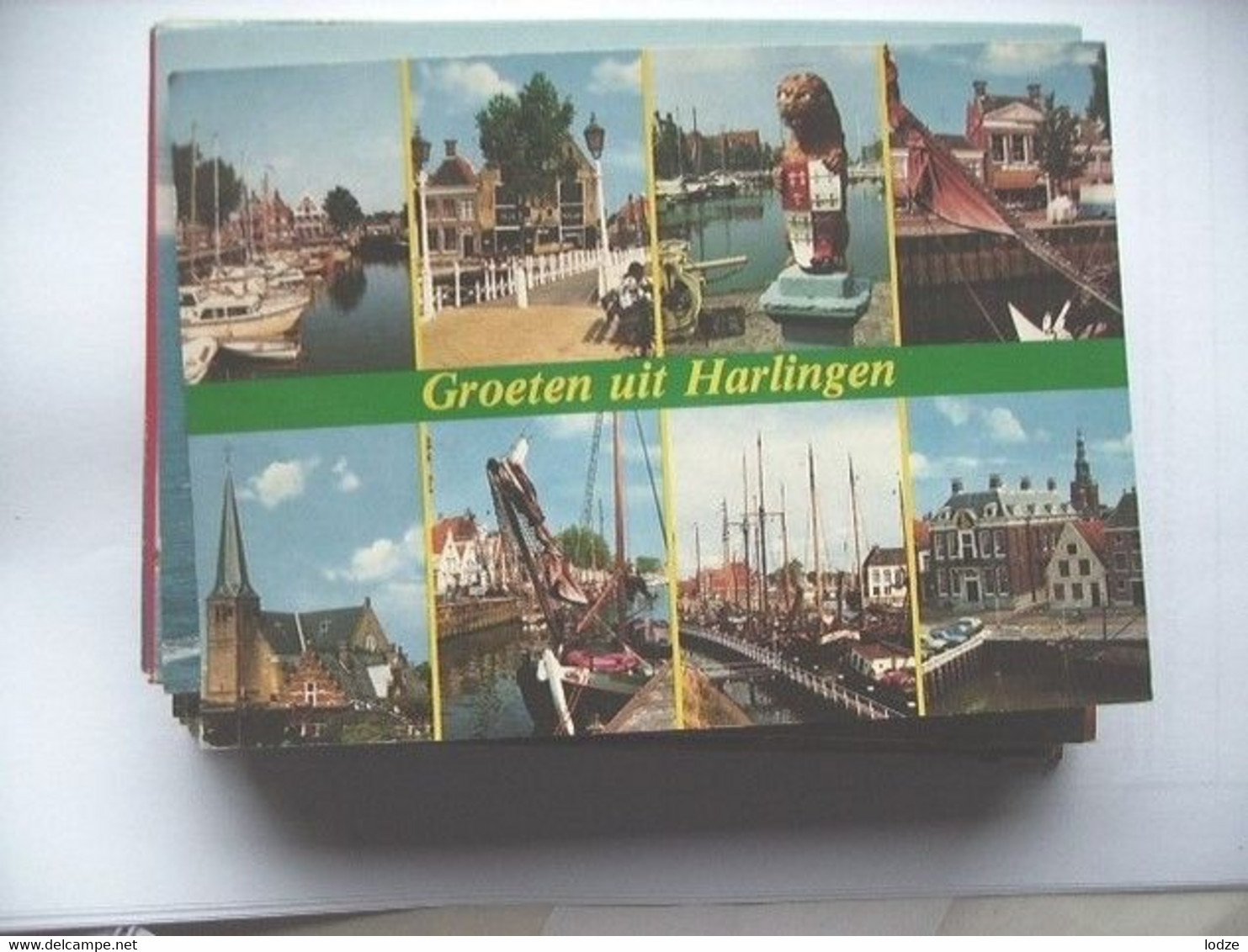 Nederland Holland Pays Bas Harlingen Met 8 Fraaie Stadsbeelden - Harlingen