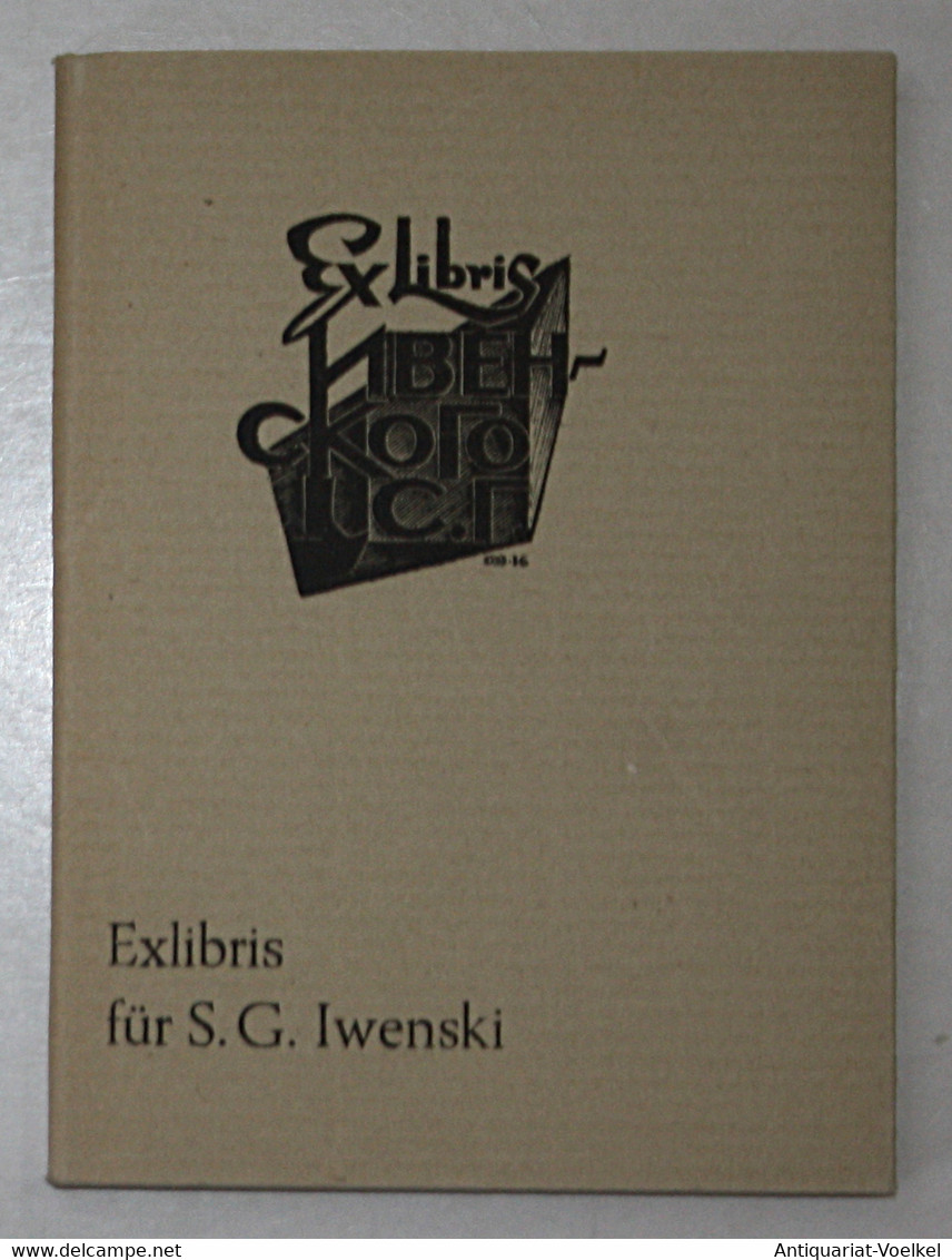 Exlibris Für S. G. Iwenski. - Photographie