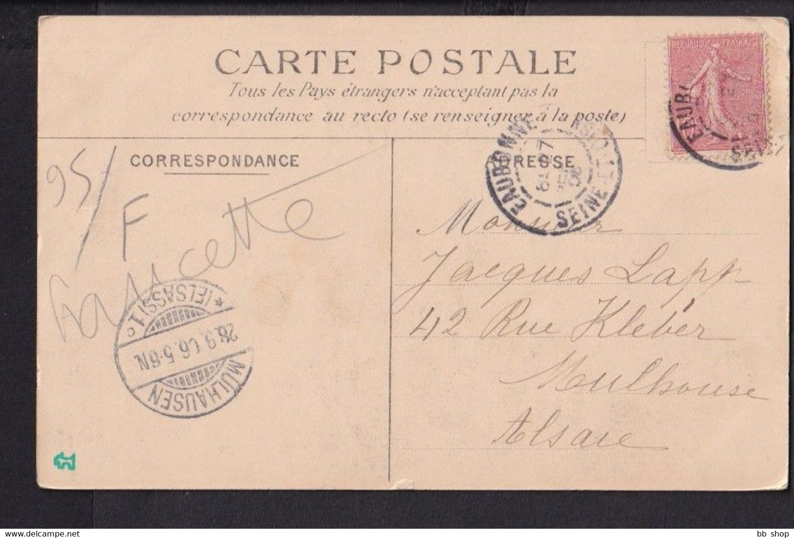 D46 /   Frankreich  95 / Eaubonne , Rue Eugenie 1906 - Sonstige & Ohne Zuordnung