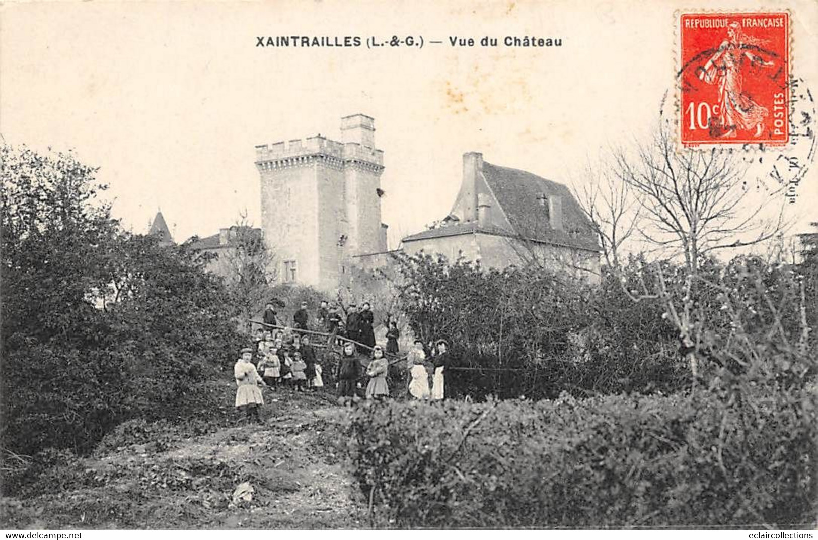 Xaintrailles           47       Vue Du Château          (voir Scan) - Autres & Non Classés