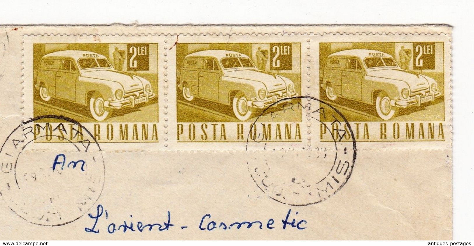 Lettre Recommandée Giarmata Roumanie Romania Wuppertal Deutschland - Storia Postale