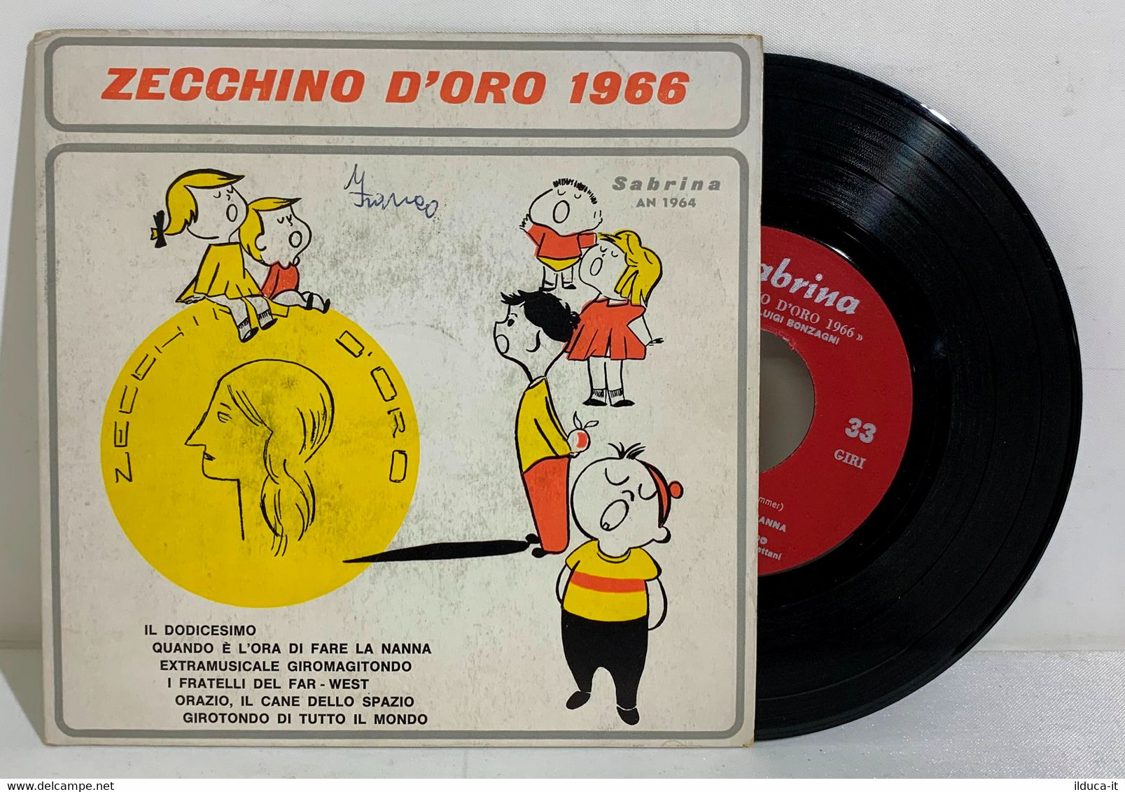 I102435 Mini 33 Giri - Zecchino D'oro 1966 - Sabrina - Niños