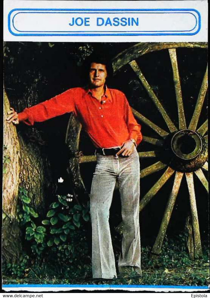 ► Joe DASSIN ( Chanson Louisiana ) FICHE Illustrée MUSICARD - Vliegtuigen