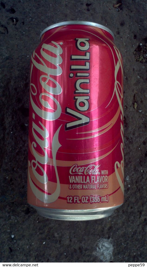 Lattina Italia - Coca Cola Alla Vaniglia Da  355 Ml.  -  Vuota - Blikken