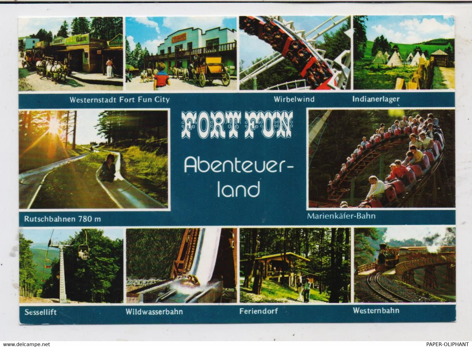 5780 BESTWIG - WASSERFALL, FORT FUN - Meschede