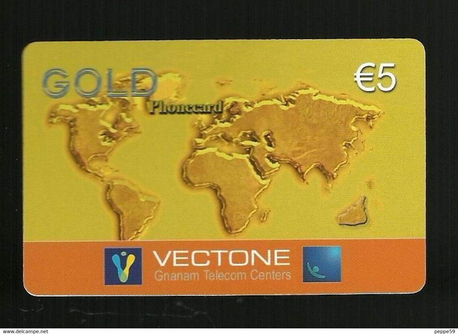 Carta Prepagata Vectone - Gold Da 5 Euro - Altri & Non Classificati
