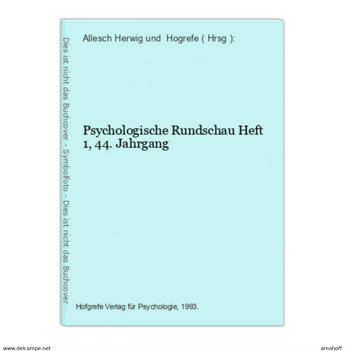 Psychologische Rundschau - Psicología