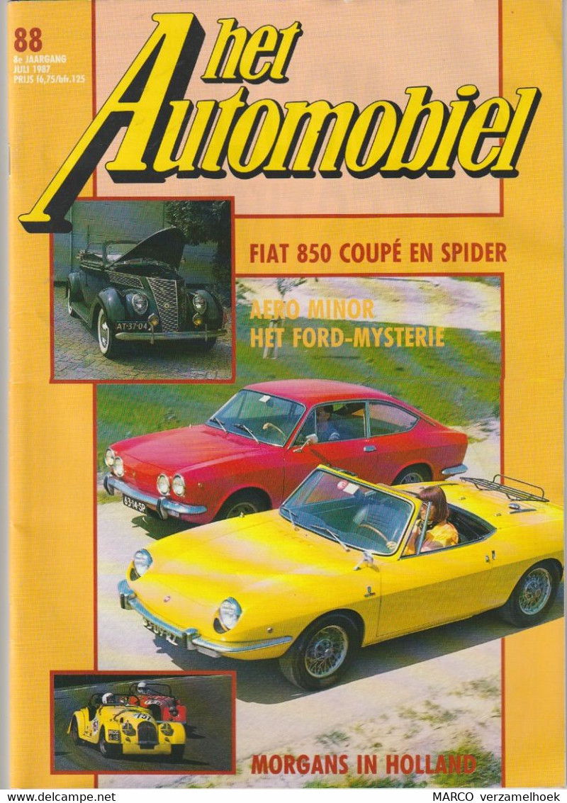 Het AUTOMOBIEL 88 1987: Fiat-ford-aero Minor-morgan-MG - Auto/moto