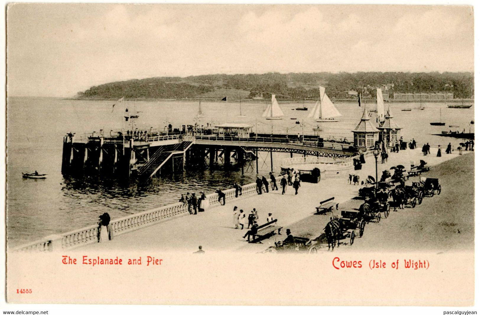 CPA ISLE OF WIGHT - COWES - THE ESPLANADE AND PIER - Cowes