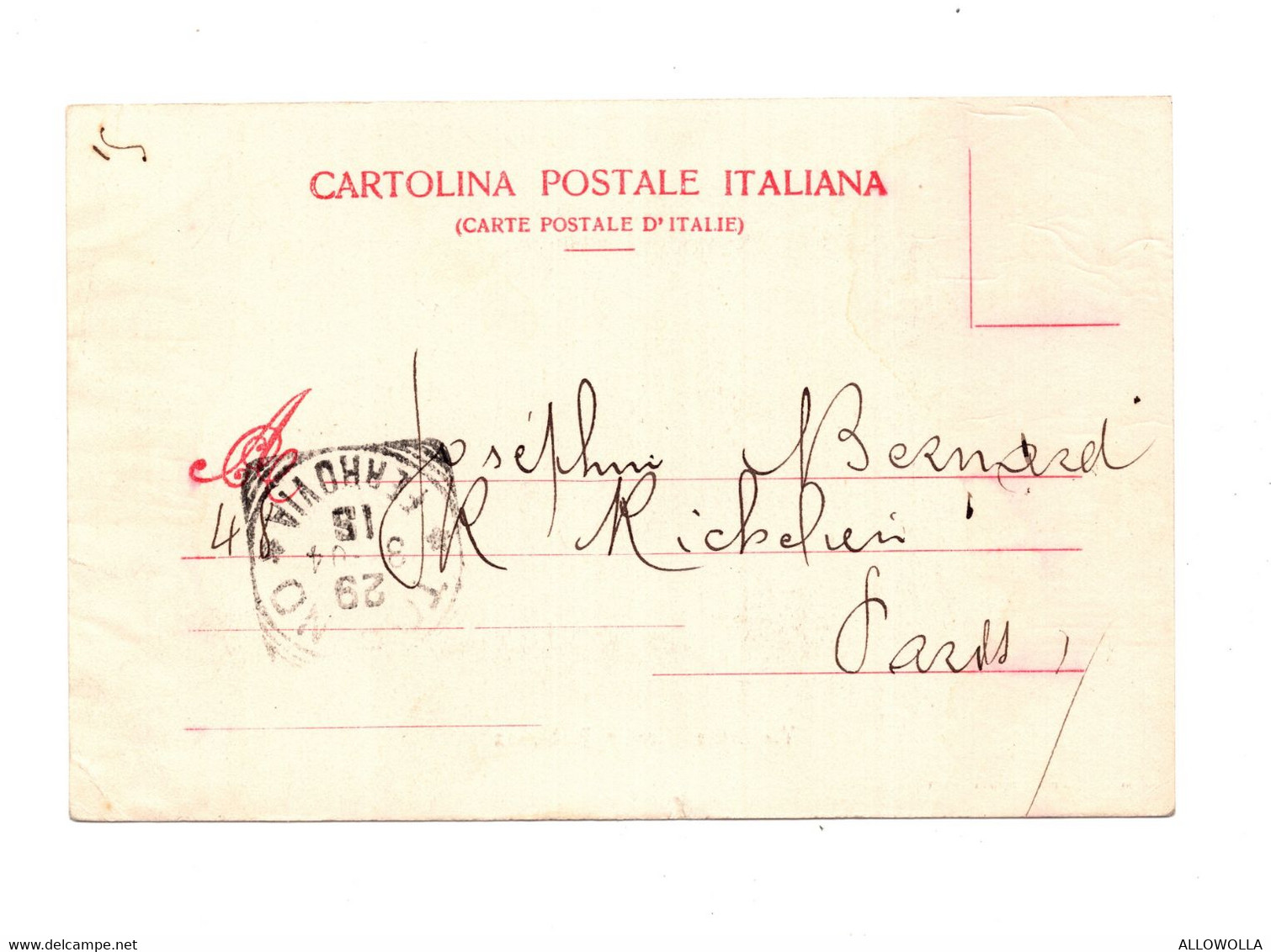 14865 " TORINO-VIA PIETRO MICCA E BARBAROUX " ANIMATA-VERA FOTO-CART. POST.SPED.1904 - Fiume Po