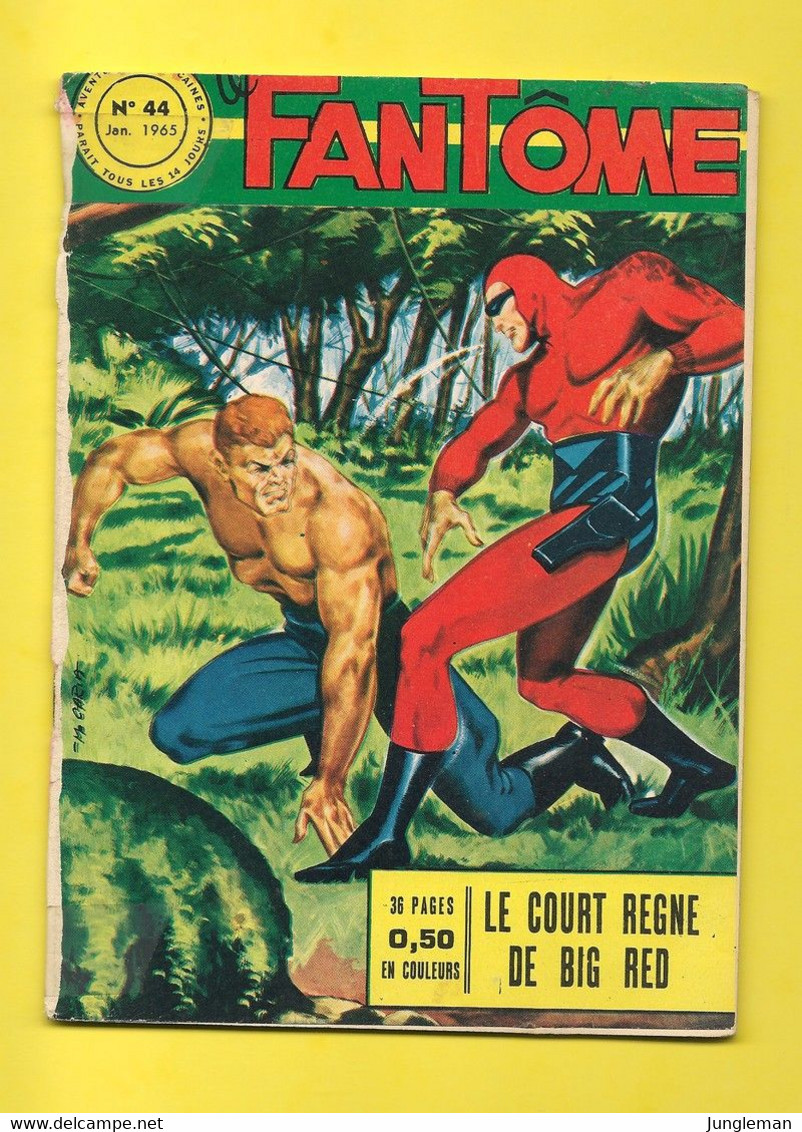 Le Fantôme N°44 - Hebdomadaire De Janvier 1965 - Editions Des Remparts - Extrait D'album - BE - Phantom