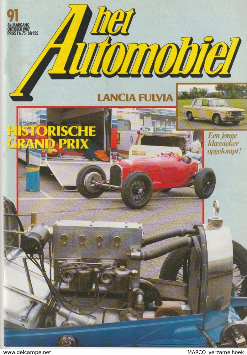 Het AUTOMOBIEL 91 1987: Lancia-GP Zandvoort-spijker-mercedes-purfina - Auto/moto
