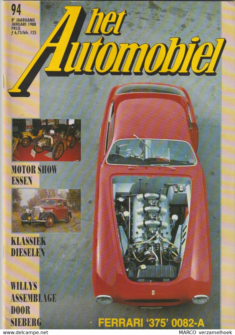 Het AUTOMOBIEL 94 1988: Ferrari-willys-sieberg-mercedes - Auto/moto