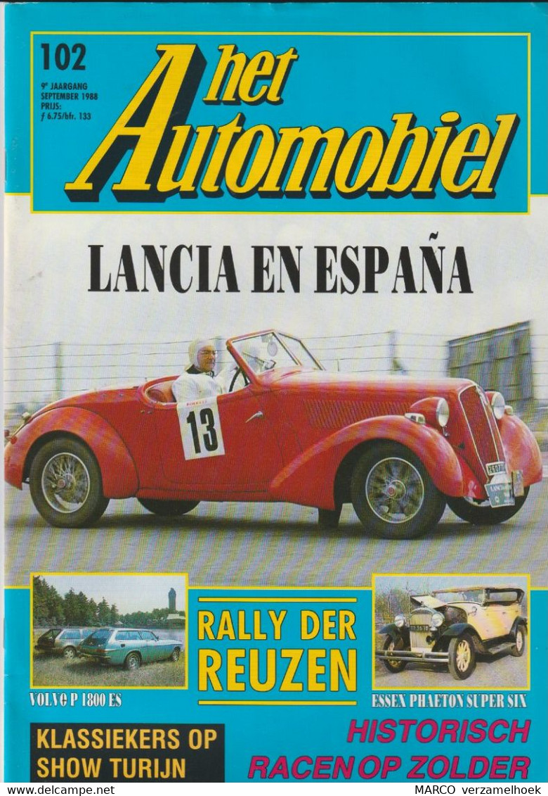 Het AUTOMOBIEL 102 1988: Lancia-circuit Zolder-essex-volvo - Auto/Motorrad