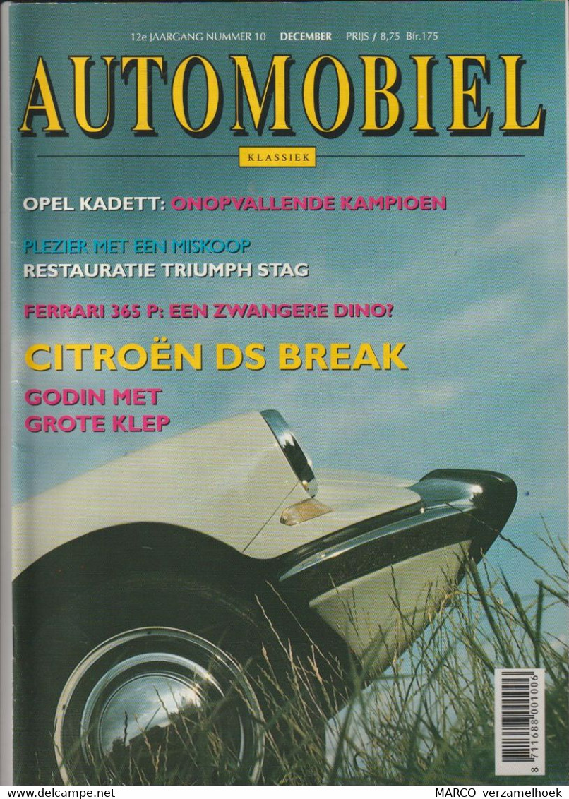 Het AUTOMOBIEL 10-1991: Citroën DS-opel-truimph-mini-wolsley - Auto/moto