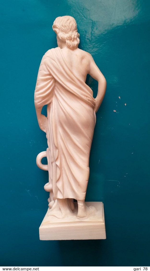 Statue D'HYPPOCRATE En Alabastre Oxylée Fait à La Main - Other & Unclassified