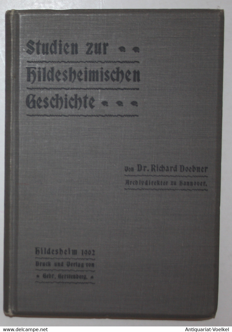 Studien Zur Hildesheimischen Geschichte. - Landkarten