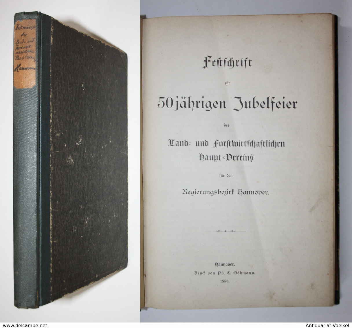 Festschrift Zur 50 Jährigen Jubelfeier Des Land- Und Forstwirtschaftlichen Haupt-Vereins Für Den Regierungsbez - Mapamundis