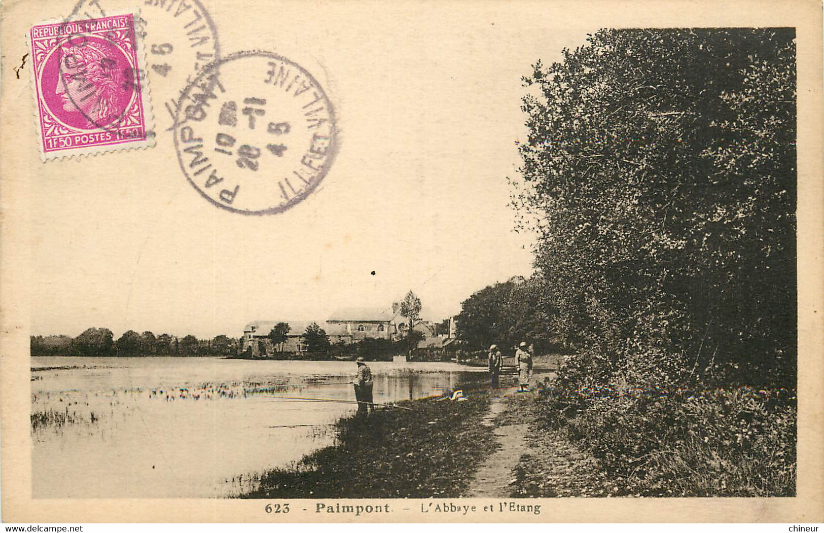 PAIMPONT L'ABBAYE ET L'ETANG - Paimpont