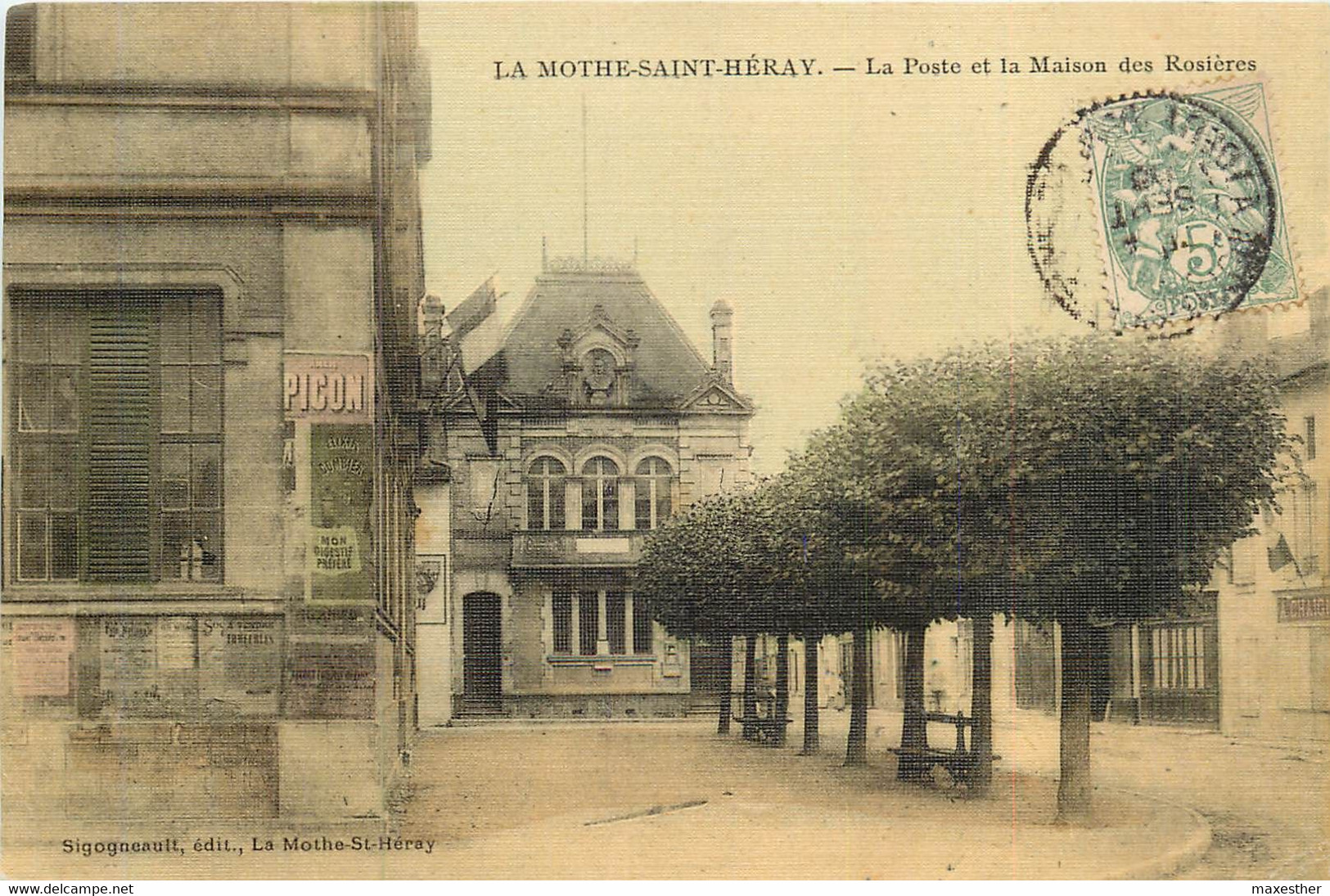 LA MOTHE SAINT HERAY La Poste Et La Maison Des Rosières - La Mothe Saint Heray