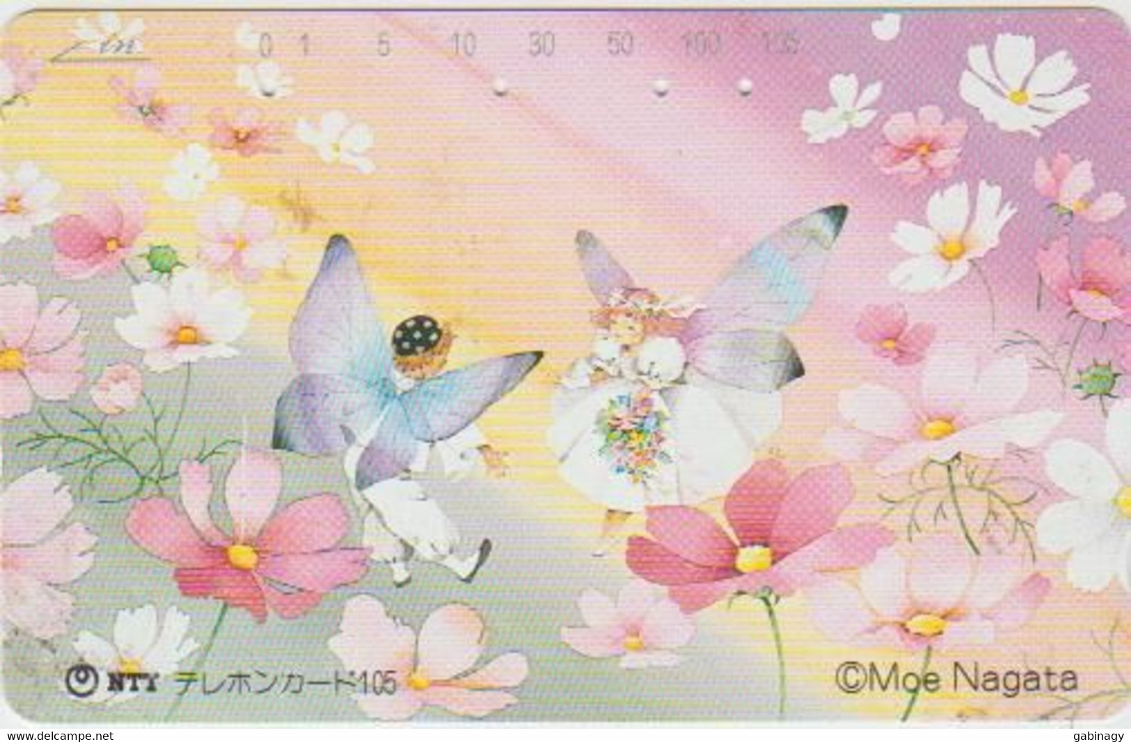 BUTTERFLY - JAPAN - H119 - 291-175 - CARTOON - Schmetterlinge