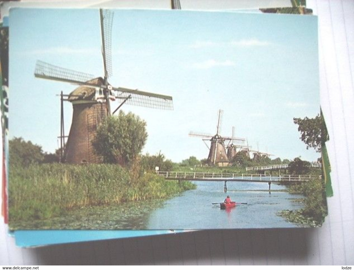 Nederland Holland Pays Bas Kinderdijk Molens En Roeibootje - Kinderdijk